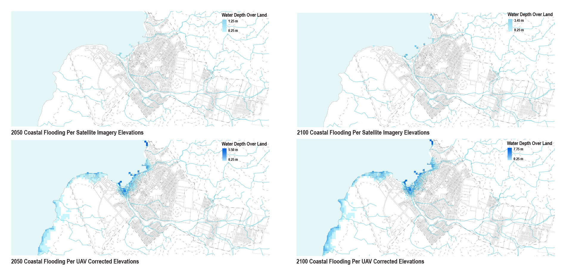 Measuring (Topographic Mapping): Recalculated Flood Levels